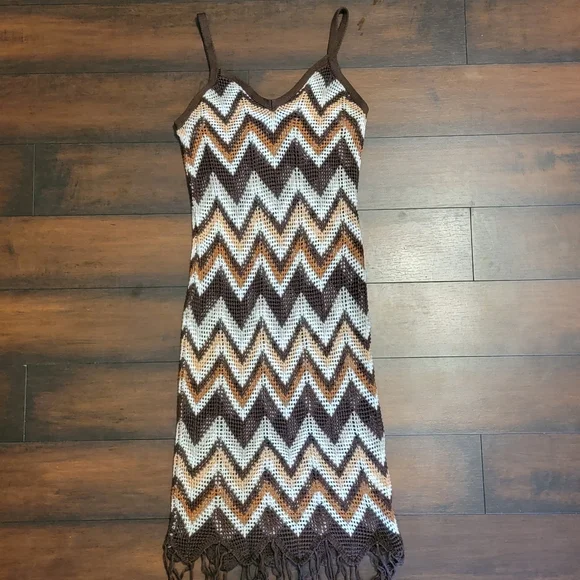 Almost Famous Crochet Midi Dress - Picture 3 of 6